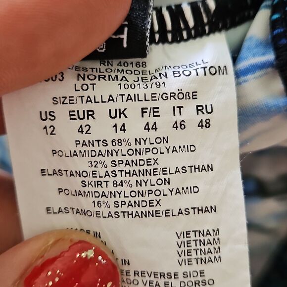 NWT  SET Miraclesuit underwire swim bikini top 34DD/L bottom 12 - Picture 14 of 14